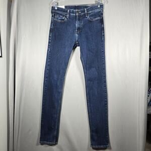Hollister Skinny Jeans Mens 32x36 Blue Denim Pants Stretch Casual Classic Preppy